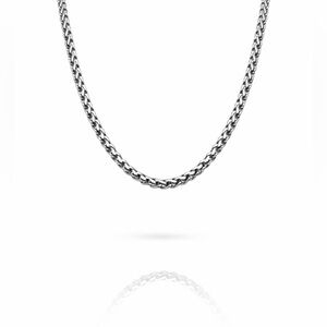 2.5mm | Silver | Wheat Chain